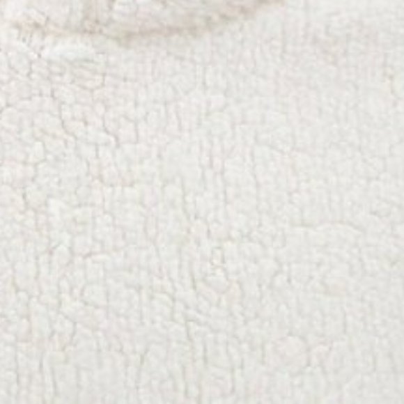 Wild Fable Women's Hooded Faux Fur Sherpa Crop Sweatshirt Ivory Size XS - Picture 4 of 5